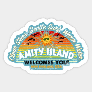 Amity Island Sticker